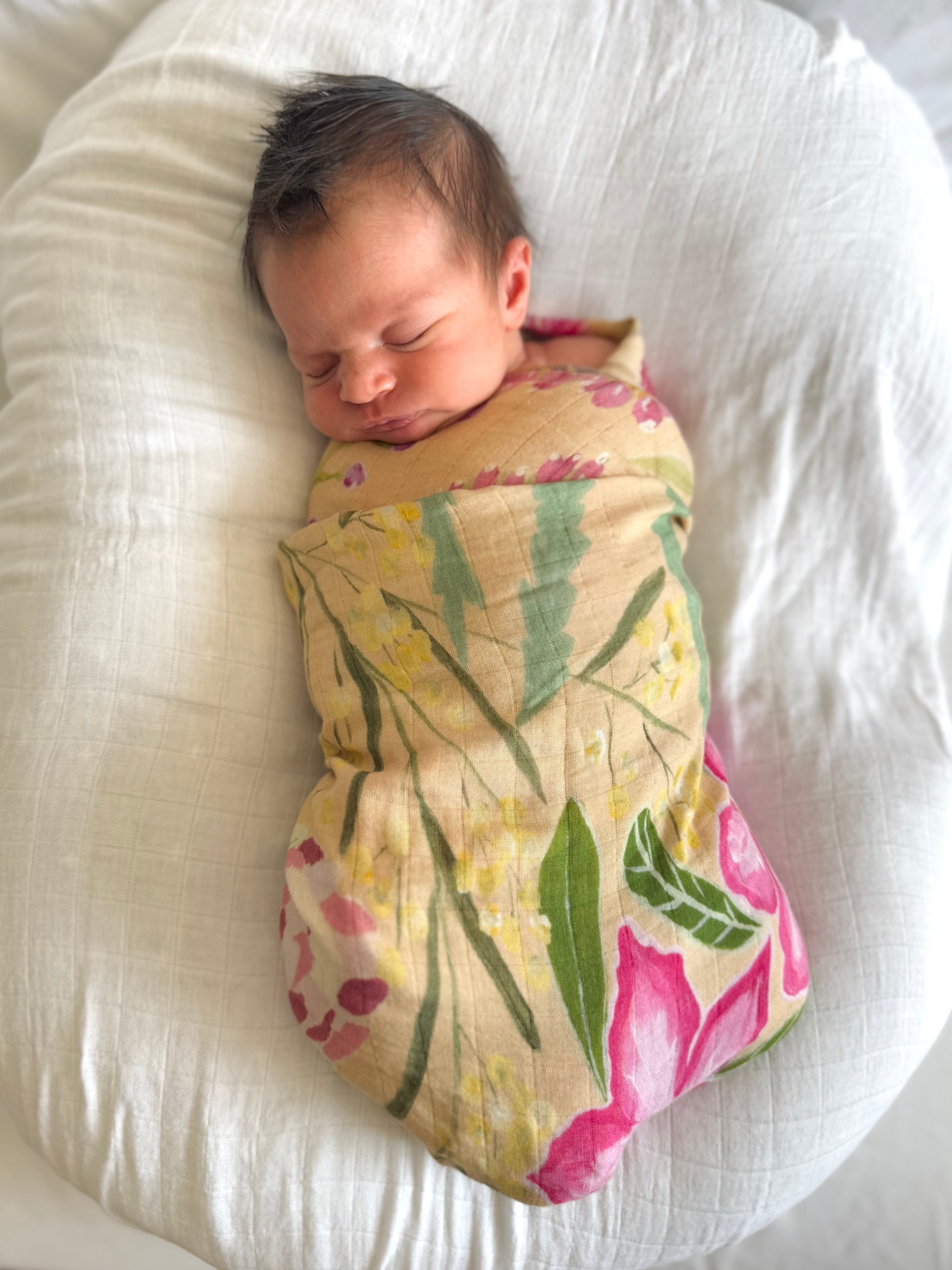 Baby Muslin Swaddle / Throw Blanket